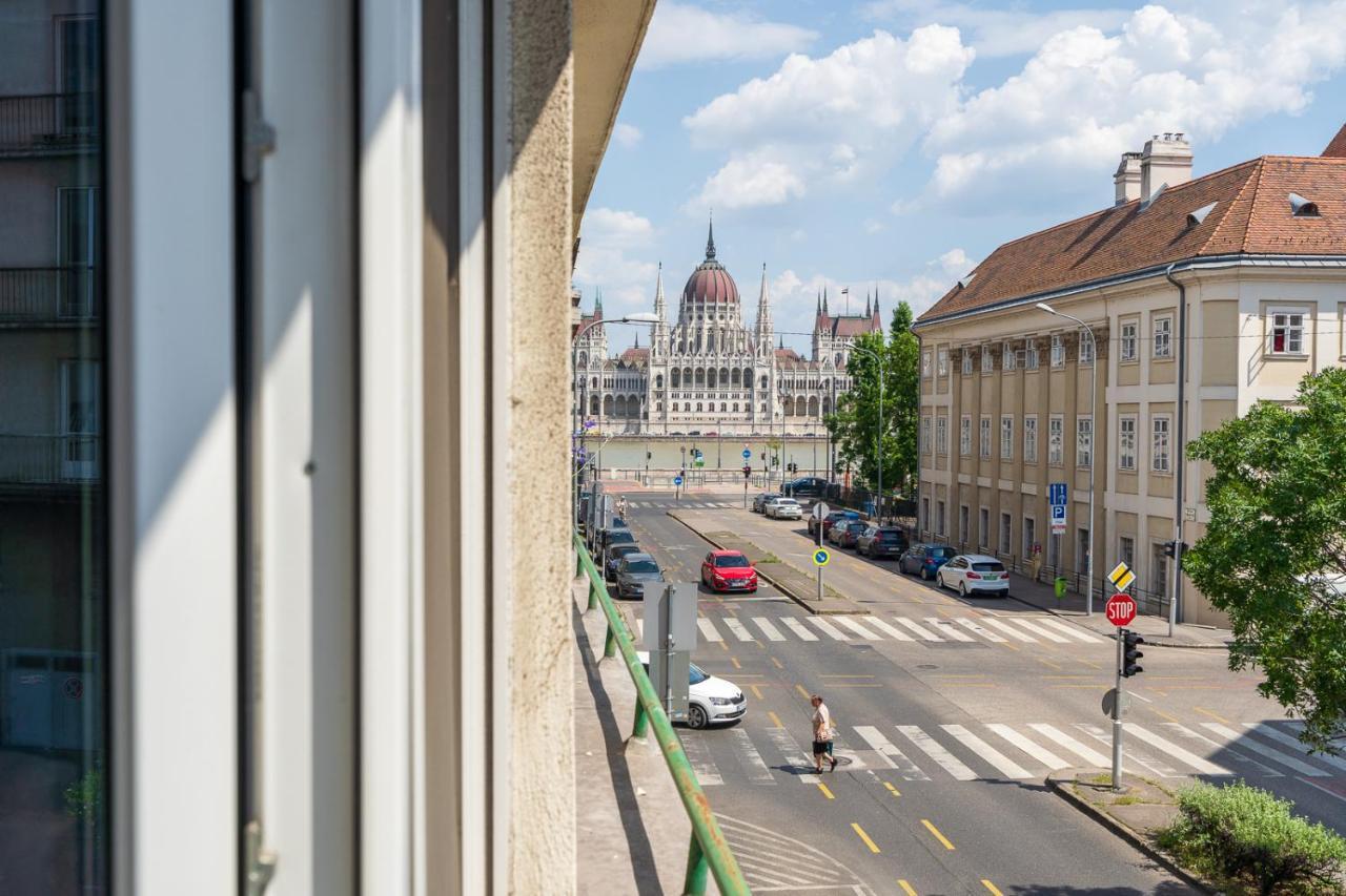 Bright Studio With Parliament View, Free Parking Budapeşte Dış mekan fotoğraf